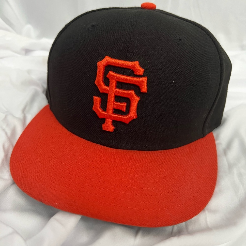 NEW ERA 59 Fifty MLB GIANTS Flex Fit Official On-Field Cap, Sz 7 (55.8cm)